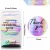 Import Rainbow 4 Designs Holographic cute Thank You Roll Stickers seal lablel for Small Business 500pcs 1.5 inch from China