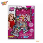 Rainbow colors candy shape three layers diy kids makeup toy cosmetics with EN71