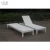 Import Rattan outdoor furniture french style chaise lounge with wheels from China