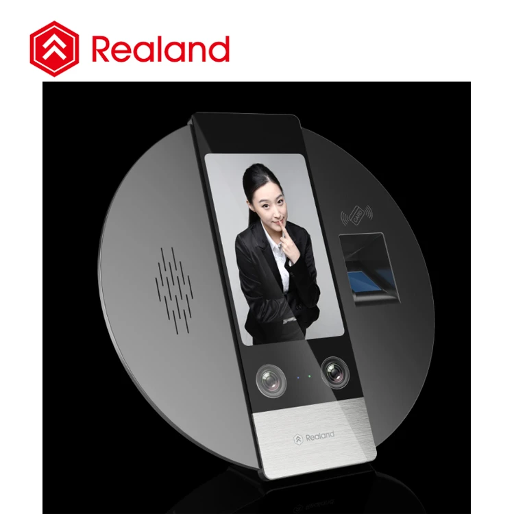 Realand G705 face recognition and fingerprint reader time attendance device with simple access control and WIFI connection