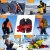 Import Rechargeable Battery USB Heated Electrical Motorcycle Warm Black Ski Winter Safety Heated Gloves from China