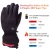 Rechargeable Battery USB Heated Electrical Motorcycle Warm Black Ski Winter Safety Heated Gloves