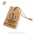 Import Recycled Kraft Cardboard Hang Tag Embossed Logo Paper Elastic Cord String Swing Clothing Hang Tags from China