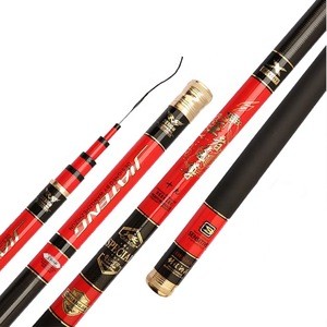 RED 28 adjustable taiwan fishing rod 3.6m3.9m4.5m4.8m5.4m5.7m6.3m7.2mcarbon fishing gear long section