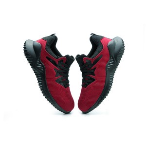 Red Inner Material Wear-resistant Mesh Elastic Insole Safety Shoes