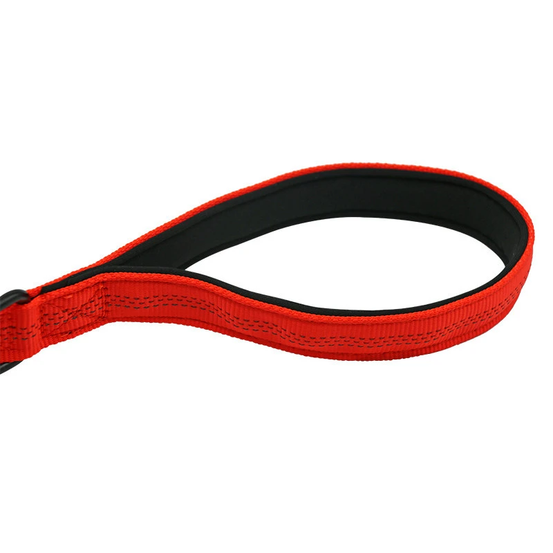 Reflective Black Retractable Waistbelt and Handsfree Nylon Rope Pet Bungee Dog Leash For Dog Pet Walking Training
