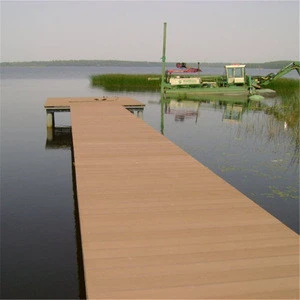 reinforced durable waterproof ytong panel composite deck anti-slip double sides grooved hollow wpc decking floor