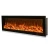 Import Remote Control Smart APP Wood Flame Decorative Ventless Recessed Wall Mounted Electric Fireplace from China