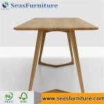 Restaurant furniture antique solid wood dining table