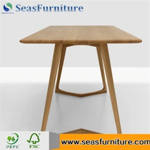Restaurant furniture antique solid wood dining table