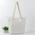 Import Reusable custom print canvas rope handle beach wholesale standard size tote carry cotton shopping bag with logo from China