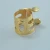 Import Roffee Musical Instrument Parts Accessories High Grade Gold Lacquer Alto Saxophone Sax Ligature from China