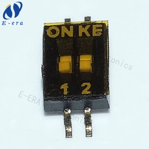 rotary dip switch DSHP02TSGER 2 way switch SMD 1.27mm