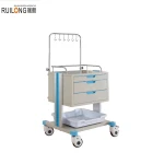RT-X185J-061 Stainless Steel Hospital Cheap Price Medical Clinic Stainless Steel Infusion Trolley Price