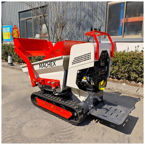 Buy Rubber Track Self Loading Bucket Crawler 500kg 1000kg Tracked Mini ...