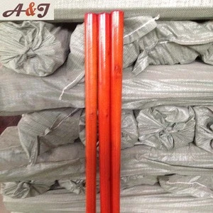 Rufous color painting wood hoe handle good durability