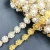 S236 12mm wholesale flower crystal trimming cup rhinestones chain for shoes garment accessories