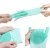 Import Safety Household Gloves, Heat Resistant Silicone Wash Dishes Brush Scrubber from China