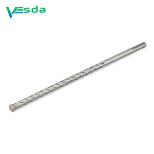 Sand Blasted X Tip S4 Flute SDS Max Hammer Drill Bit for Concrete Marble Drilling