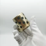 SANLONG Oilless Copper Bearing Flange Brass Cast Bronze Sleeve Bushings MPFZ6-15 16x2/10x6x15mm Flange Bushing Copper Bush
