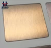 Satin Brushed Finished Stainless Steel Plates By PVD Plating