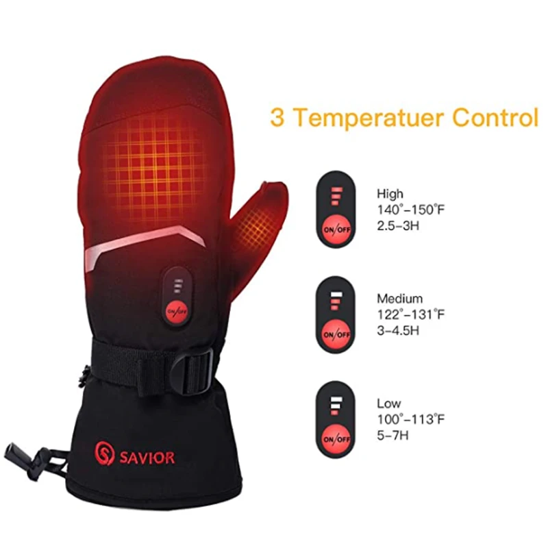 Savior 2020 Snowboard Gloves Fashionable Cool Winter Ski Waterproof Gloves Mittens