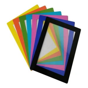 Self adhesive plastic wall photo frame|Magic windows picture frame 4x6 5x7 6x8,Multi colors photo frame