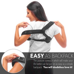 Sells well Amazon 2018 Popular Support Professional Posture Corrector Brace Adjustable Back Corrector