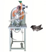 Semi automatic electric shoe eyeleting machine eyelet hole rivet punching machine