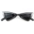 Import Sexy cat eye 2019 vintage uv400 FDA CE test triangle sunglasses women from China
