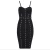 Import Sexy Slimming Bodycon Dress Bandage Party Night Rivet Sparkling Fashion Summer Sleeveless Simple Off Shoulder Hot Factory Price from China