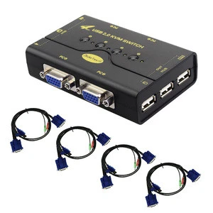 Shenzhen VGA KVM Switch Manual Switch 4 in 1 out OEM Supported