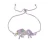 Import Shiny Crystal Unicorn Bracelet Earring Necklace Jewelry Set from China