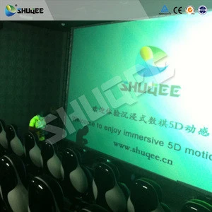 SHUQEE Supplier Mobile Truck 7D Movie Theater With Shooting Gun Games And Simulator System