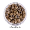 Silicone Lined Micro Beads for Hair Extension Tools Micro Rings Links Hair Beads