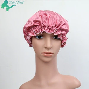 silk night cap satin bonnets sleep hair cap for hair care
