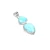 Import Silver Larimar Pendant Larimar Pendant 925 Sterling Silver New Arrival Direct Manufacturer Natural Larimar Stone Necklace Stone from India