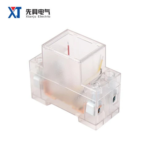 Single Phase Electric Energy Meter Housing Shell OEM ODM 35mm Guide Rail Type Plastic Power Meter Transparent Case Manufacturer