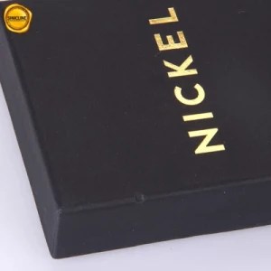 Sinicline Custom Gold Logo Drawer Box Underwear Packaging