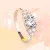 Import SKA wholesale 5A grade clear round cubic zirconia 925 silver ring from China