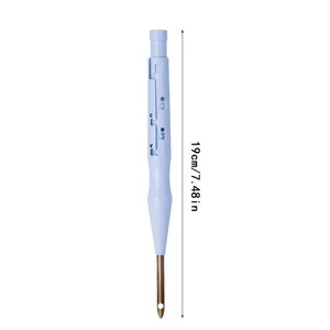 SKC Plastic Crafts Magic Embroidery Pen Punch Needle Adjustable Russian Punch Needle Thick Wool Sewing Tool
