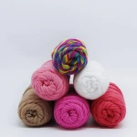 Skin-friendly Sheep's Wool Red Knitting Yarn Crochet For Baby Clothes