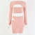 Import Skinny Hollow Out Two Piece Sets Dress For Woman Bodycon O Neck Long Sleeve Tank Top Mini Dress Suits Solid Backless Summer Set from China