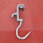 slaughter tools beef slaughtering hook meat hanging trolley