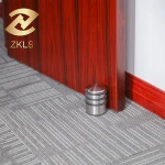 Sliding Draft Stainless Steel Door Stopper With Rubber Ring
