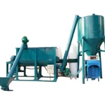 Small dry powder mortar mixer