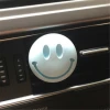 Smile Face Shaped Ceramic Car Vent Clip Fragrance Diffuser Air Freshener
