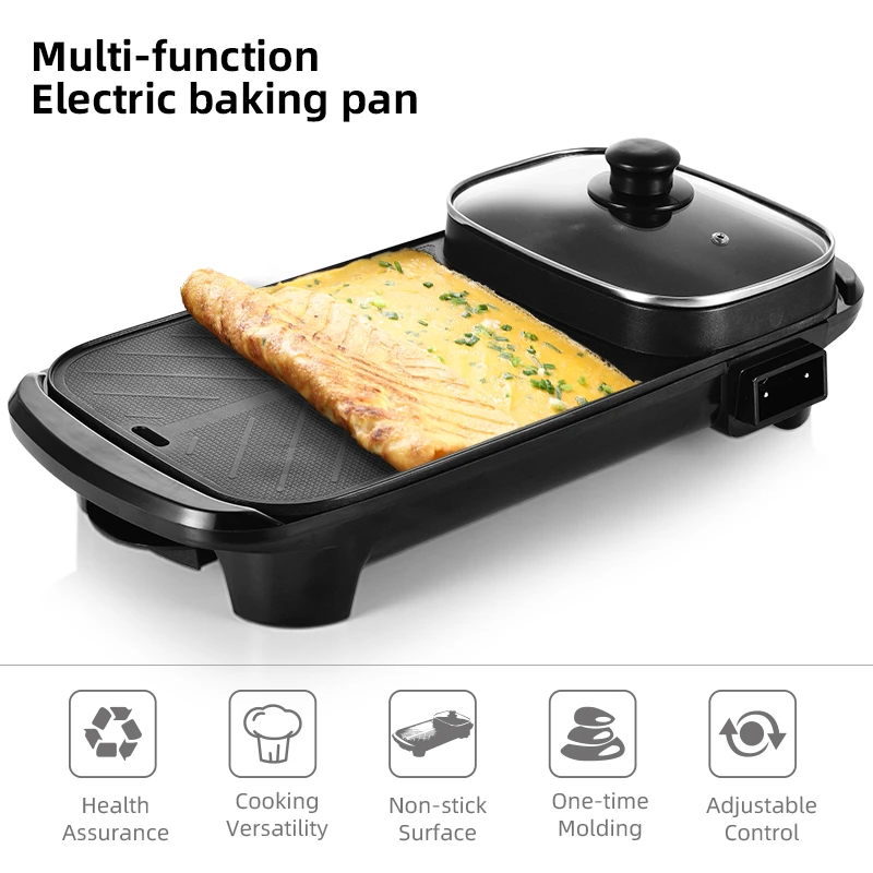 Smokeless barbeque electric commercial electric hot pot