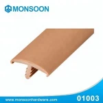 Soft PVC edge banding T- profiles for desk for furniture accessories