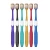 Soft  toothbrush Adult household 65 hole Wide toothbrush head 6 pens spot goods can customize
